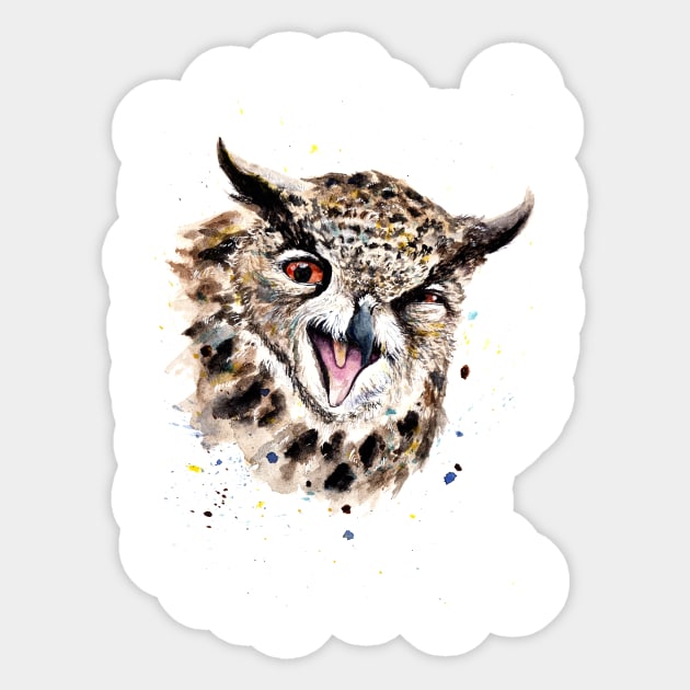 Owl Sticker by annashell